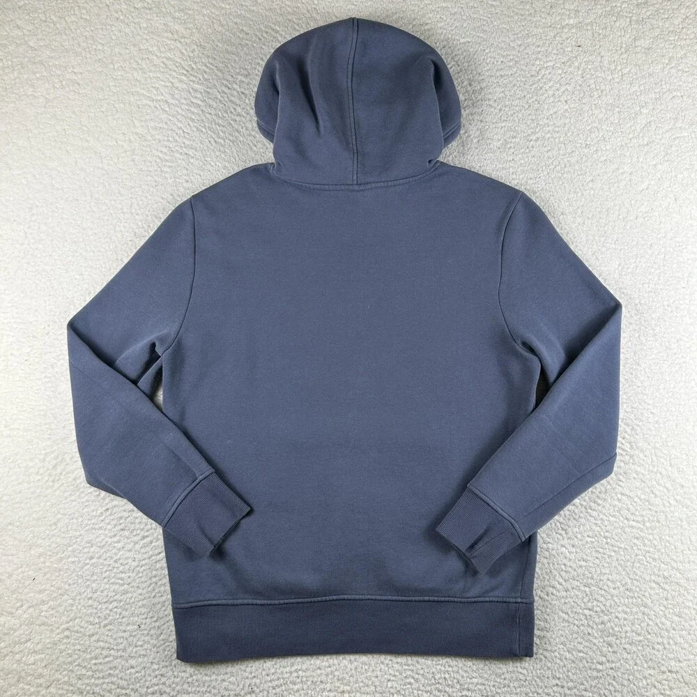 Hurley Hoodie Mens Medium Blue Fleece Pullover Sweatshirt Gradient Logo Graphic